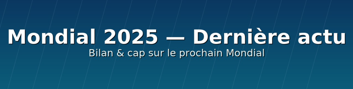 Angleterre championne du monde 2025 : victoire 33–13 face au Canada